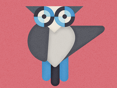 Geometric Owl coloful design effects geometic illustration owl vector