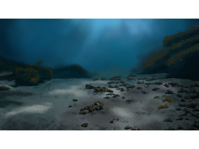 Under the sea adobe photoshop background cartoon concept art concept design design digital art digital painting illustration