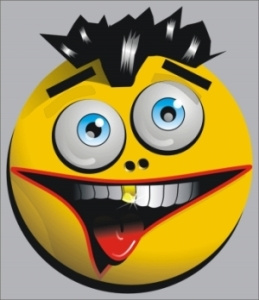 Happy Face face illustration vector yellow