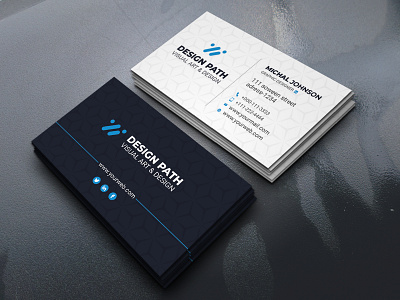 Business Card Design advertising branding business business card business flyer card clean corporate design graphic design illustration visiting card