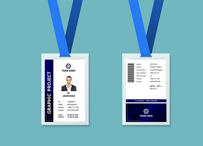 Modern and Creative id card design modern