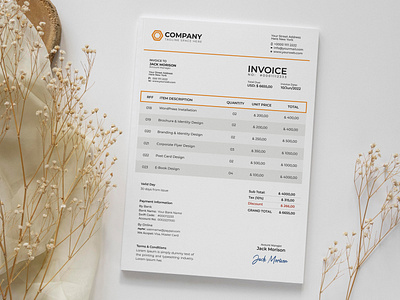 Invoice Template Design