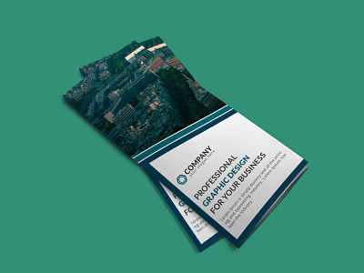 Corporate Tri fold Brochure Design abstract branding