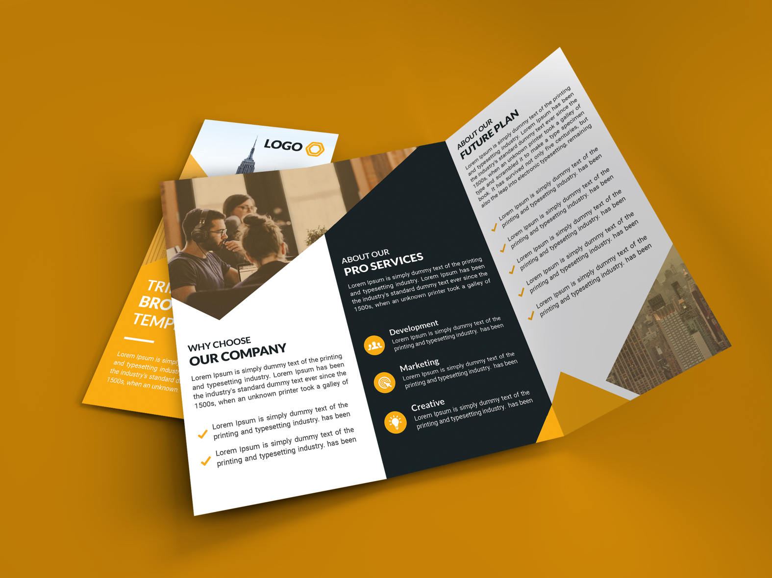 Corporate Business Tri fold Brochure Design by Hasibur Rahman on Dribbble