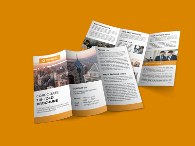 Trifold Brochure Design branding graphic