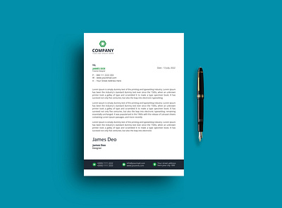 Corporate Letterhead Design branding business flyer business letterhead clean corporate corporate letterhead graphic design letterhead stationery