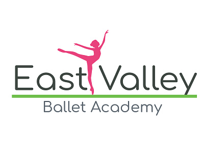 Logo Design | East Valley Ballet Academy branding design graphic design icon illustration logo logodesign minimal typography vector