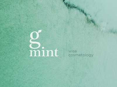 g.mint cosmetology identity g g logo green leaf logodesign minimal mint wise wise cosmetology