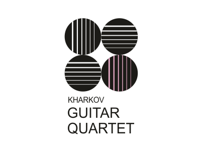 Guitar Qartet Logo concept design guitar idea logo quartet