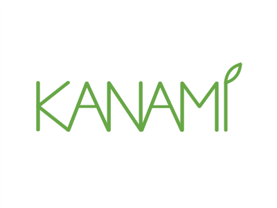 Kanami beauty eco green kanami leaf life logo style