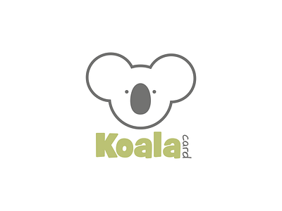 KOALA Logo animal brandbook brend card cute design green koala logo minimal postcard style
