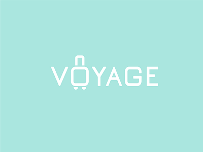 VOYAGE bag concept logo symbol travel traveler voyage