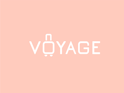 VOYAGE bag concept logo symbol travel traveler voyage