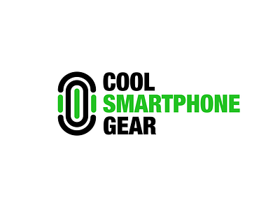 Cool Smartphone Gear accessories concept cool finger gear icon logo mobile sign smartphone