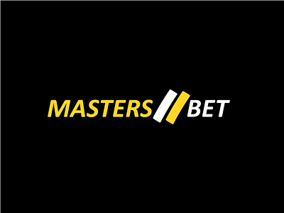 Masters Bet bet design game life logo masters sport white yellow