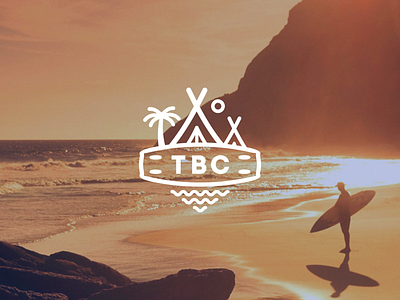 TBC concept extrim kite logo palm sea sunset surfing wave windsurfing