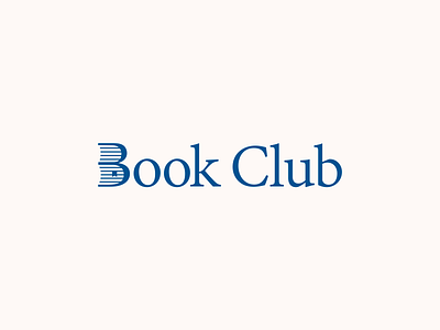 Book Club book bookmark books club concept logo tab