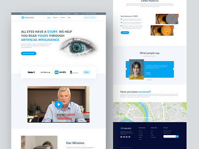 Madical Diagnos Landing Page design