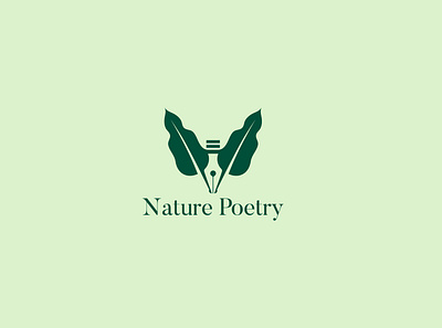 nature poetry logo design branding design graphic design illustration logo minimalist modern vector