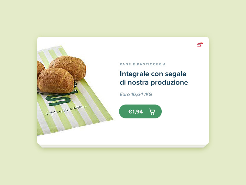 Esselunga Shop bread shop ecommerce yebo webdesign userinterface photoshop ux ui food