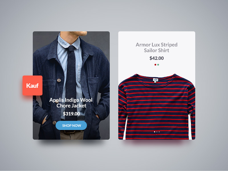 Kauf UI Web Kit web kit web site web design photoshop shop ecommerce template kauf user interface ui kit ui