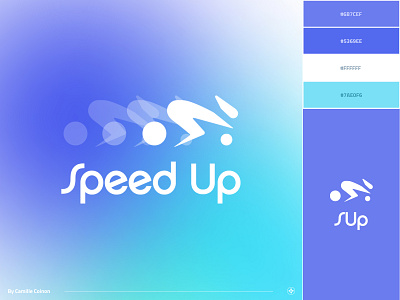 Logo - Speed Up bike blue brand branding illustration illustrator logo logotype purple speed vector