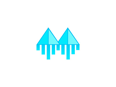 Logo analysis logo mountain water