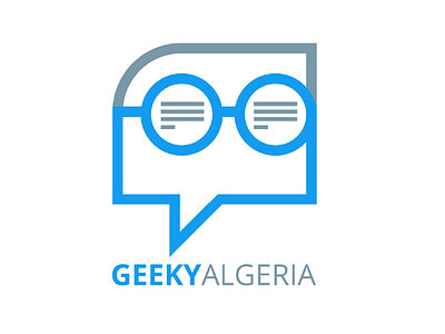 GEEKY ALGERIA algeria geek glasses hightech information logo notification website
