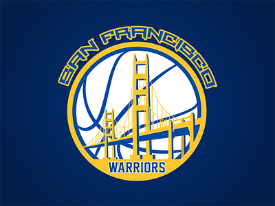 Sf-warriors Logo By Ilyas Bentaleb On Dribbble