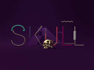 Skulls-Gold