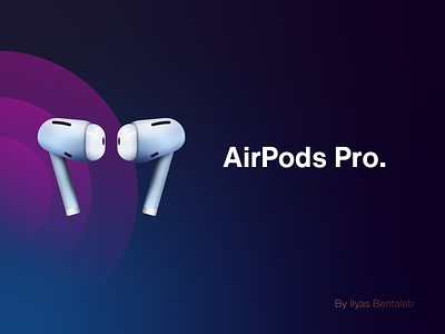 Airpods pro airpods airpodspro apple branding concept design digital flat illustration mac product product design ux vector