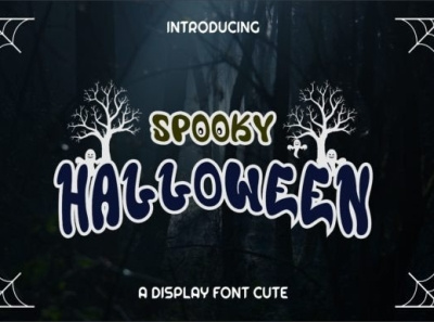 Spooky Halloween branding design font font better graphic design halloween lettering logo spooky vector