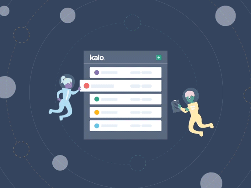 Kalo Universe aliens animation app branding illustration motion graphic