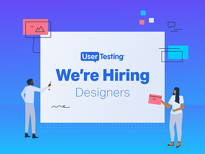 UserTesting is Hiring! career communication design communication designer design job designer hire hiring job recruit usertesting