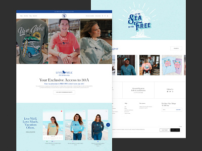 LiveWell @Online store design design ecommerce ecommerce design graphic design homepage design landing page design online store shopping ui uiux ux website design