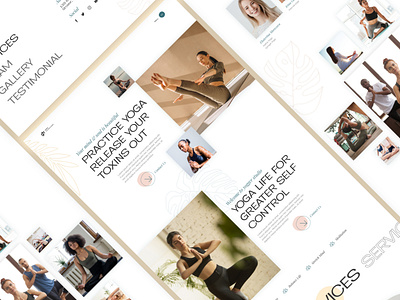 Yoga @landing Page Design