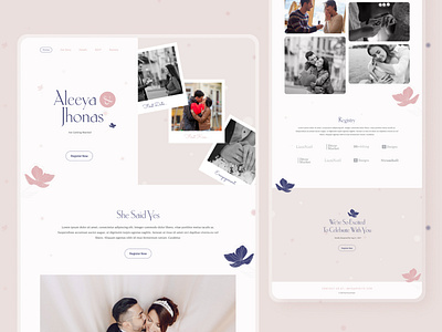 Wedding Landing Page