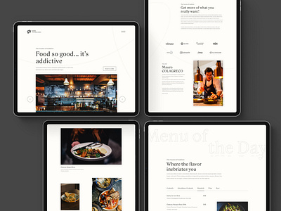 Restaurant @Landing Page Design