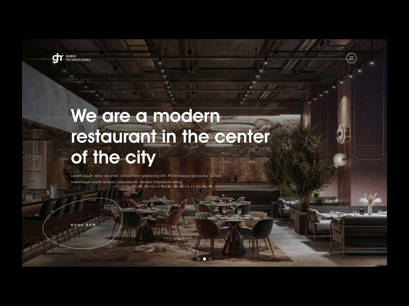 Restaurant @Landing Page Design