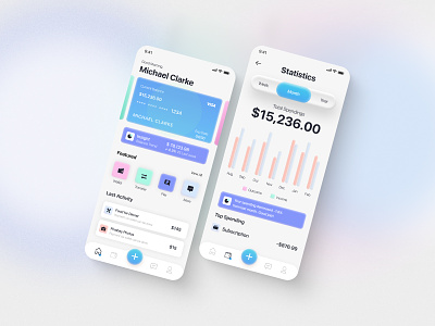 Wallet App Design Concept banking mockup design ui wallet wallet app
