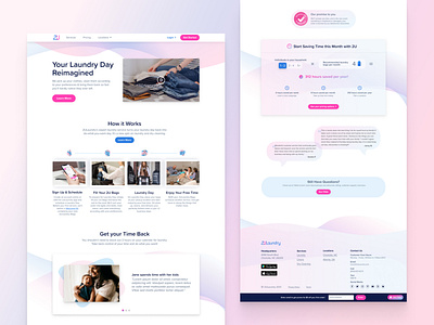 Laundry Website Design