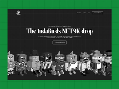 NFT Landing Page Design