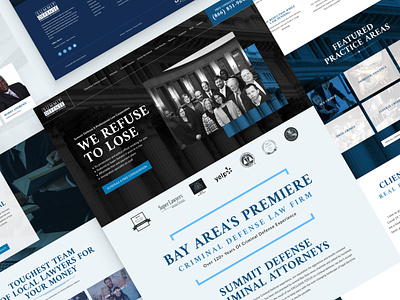 Law Firm Website Design attorney criminal law justice law law firm mockup design ui uiux website design