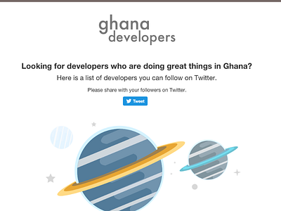 Ghana Developers Thank You ghana peeling pixels site social web