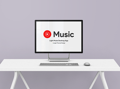 YouTube Music Redesign (Light Mode) app light mode material player redesign ui ux youtube youtube music