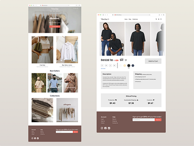 Clothing Brand Site Concept