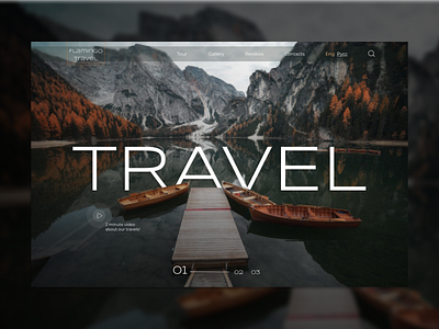 Travel Agencies Landing Page design travel agencies ui ux