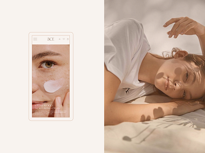 E-commerce of Korean cosmetics 3CE beuty cosmetics nature organic skin skincare ui ux web design