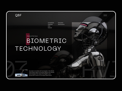 X-robots concept design laboratory roboticts roboys technic ui ux web