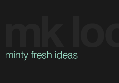 minty fresh ideas clean dark minimal mint portfolio typography